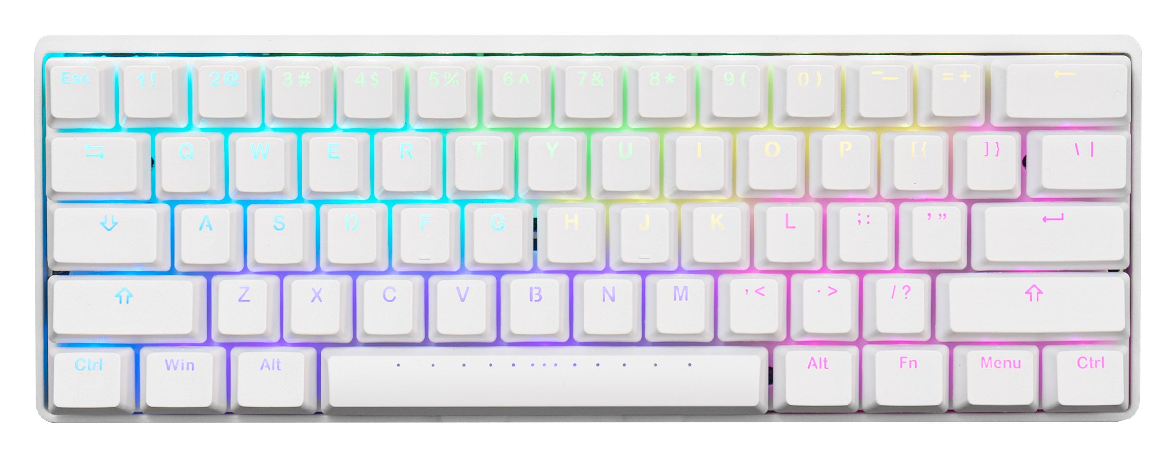 Vortex New POK3R White Case RGB MKZGHVKOWX |0|