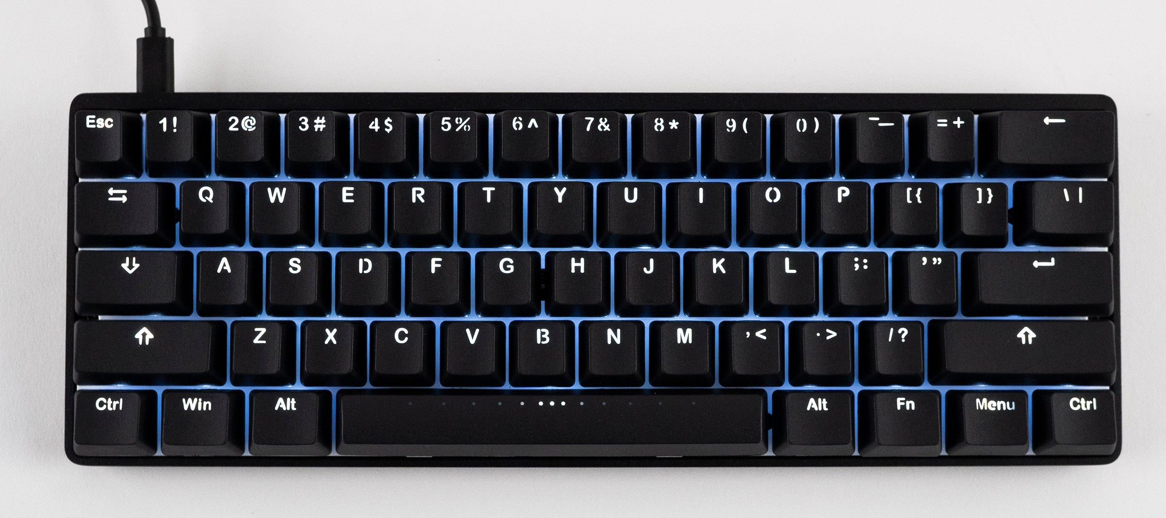 Vortex New POK3R Black Case White LED MKVLLDXEI5 |0|